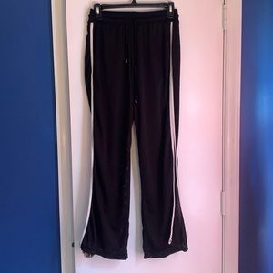 mesh slit pants